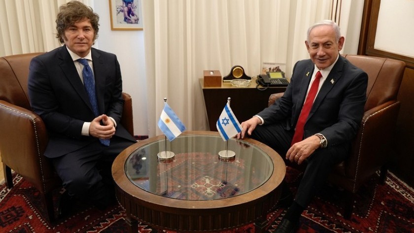 En su gira por Irsael, Javier Milei se reunió con su par Isaac Herzog y con Benjamin Netanyahu