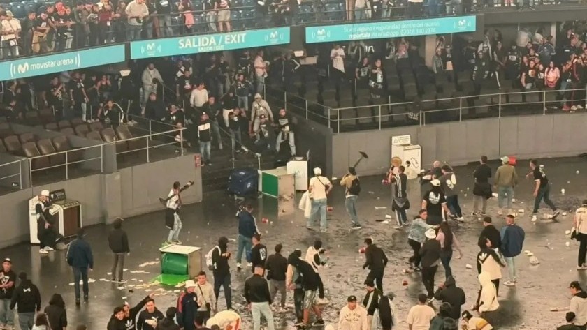 Batalla campal en un recital de Damas Gratis en Colombia: un muerto