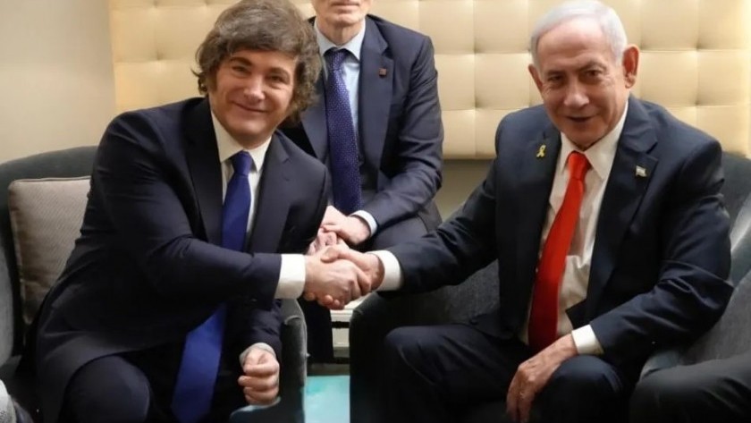 Milei se reunió con Netanyahu en Nueva York y pidió por los rehenes en Gaza